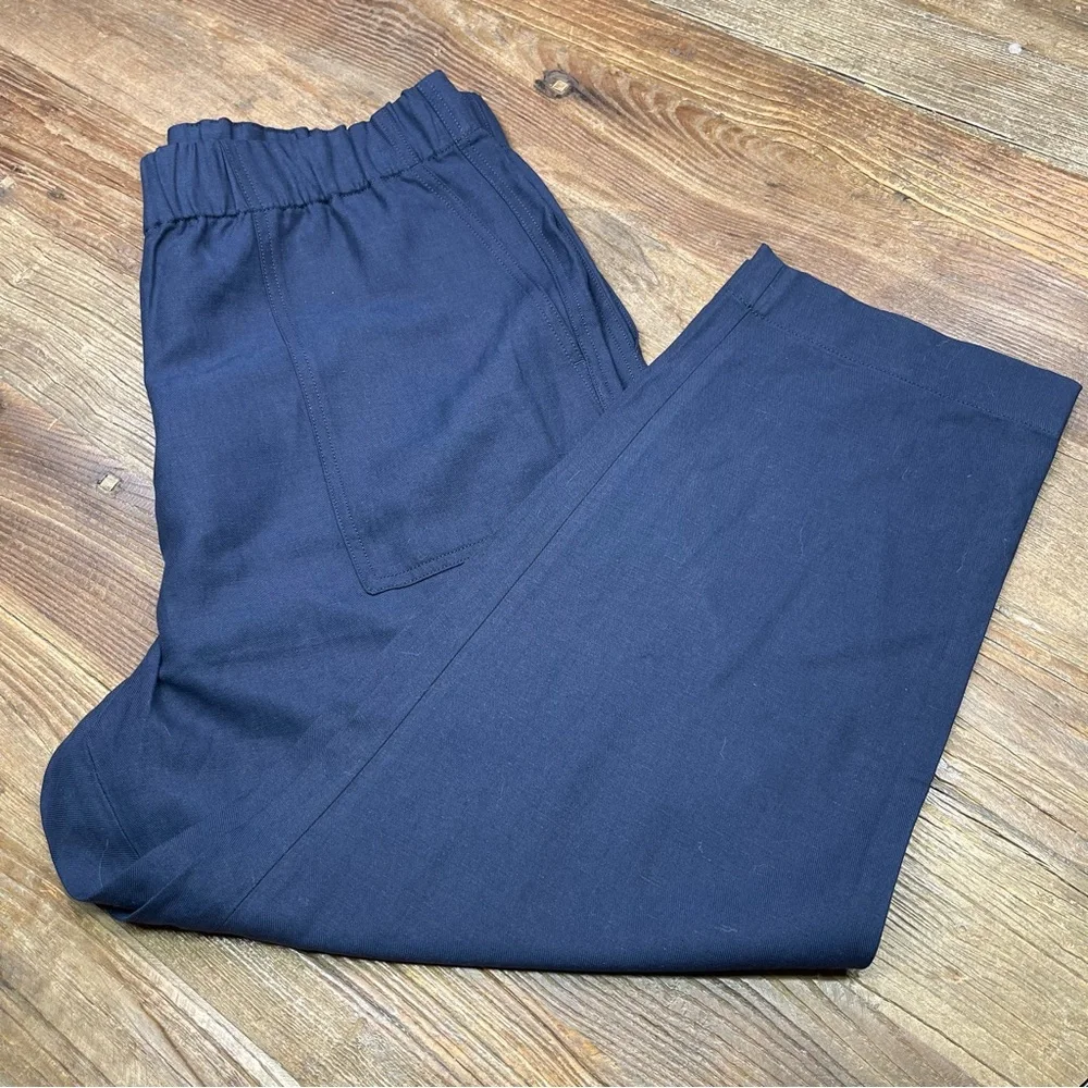 New ~Banana Republic Women's Navy Blue Linen Pants Size XL